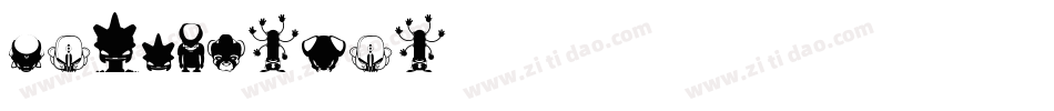 Pictoserie 7字体转换
